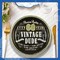 60th Birthday Vintage Dude Paper Dessert Plates 7 Inch for Party and Celebration Decor